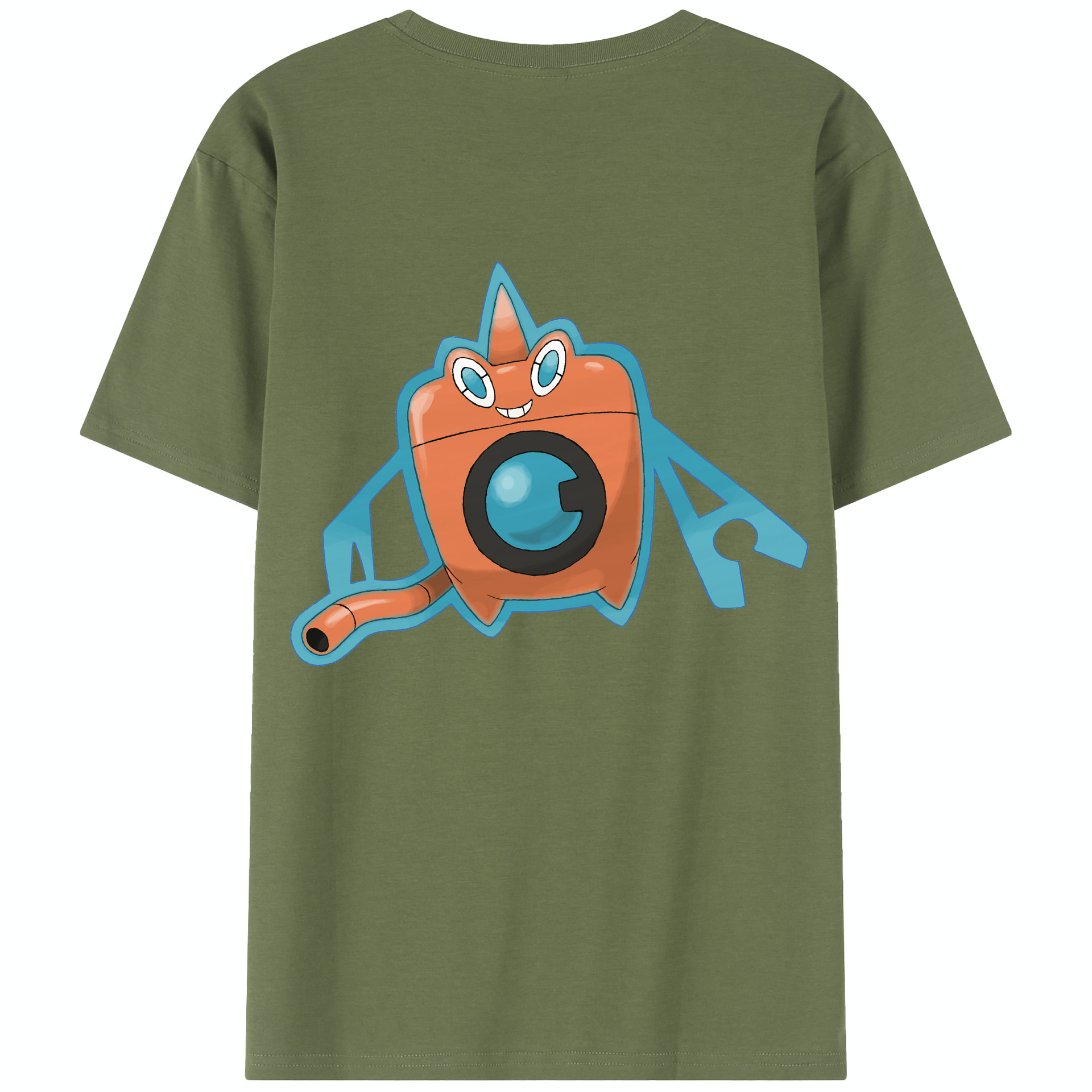 （画像用） ポケットモンスター Pokémon 綿100％半袖Tシャツ（背面プリント）